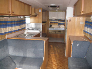 Interior Of Our Motorhome when we bought it