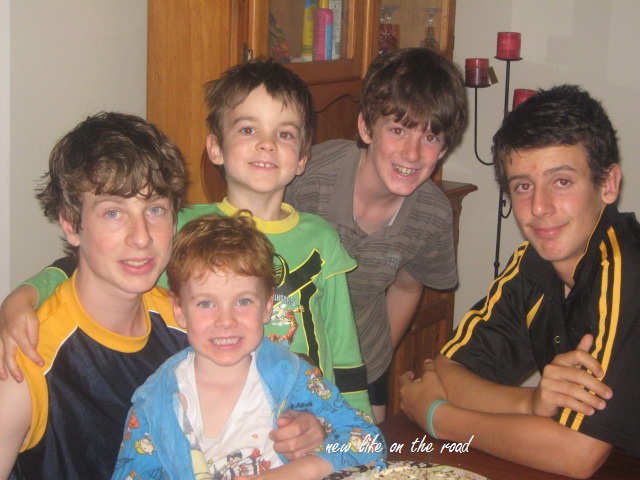 our five boys