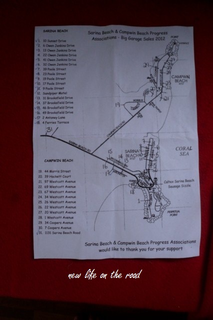 Sarina Beach And Goodwin Beach map
