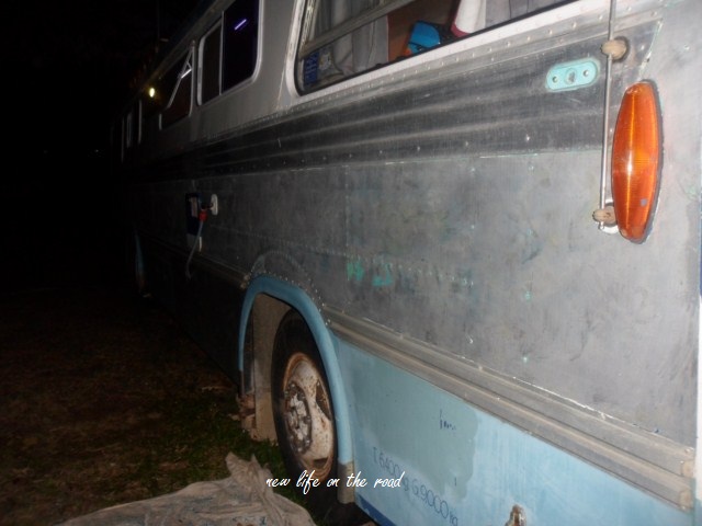 painting a old motorhome