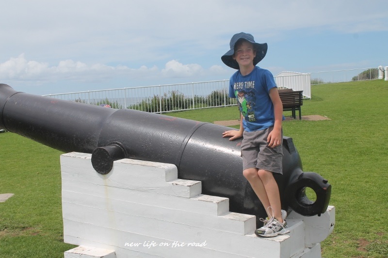 Kyle at the Wollongong Harbour Cannons