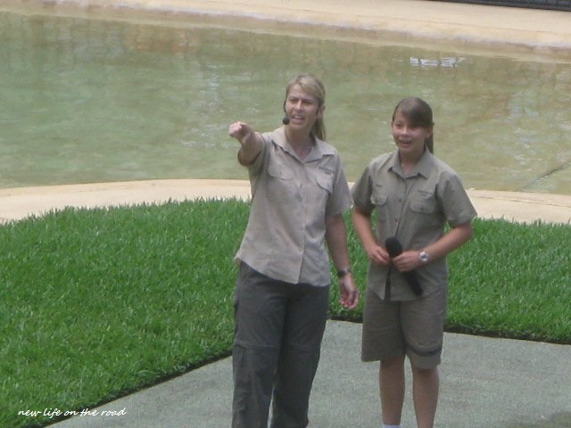 Terri and Bindi at Australia Zoo