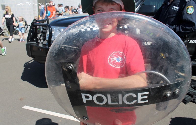 Kyle and the Police Shield