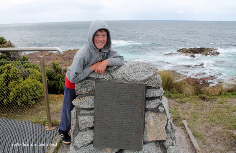 Kyle at the Green Cape Lighthouse
