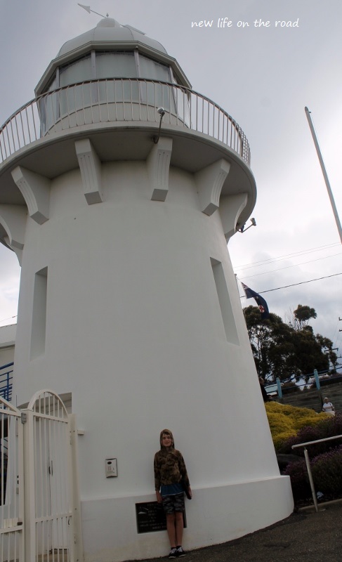 Cameron outside the Lighthouse