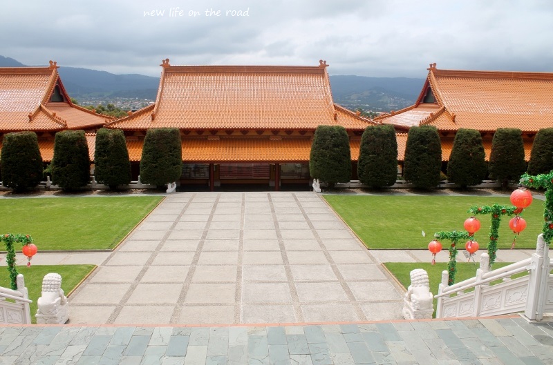 pathways around the temple