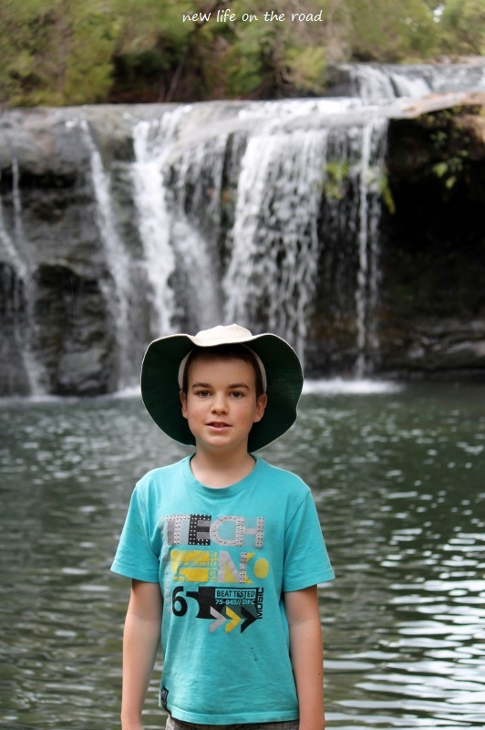 Cameron at Carrington Falls