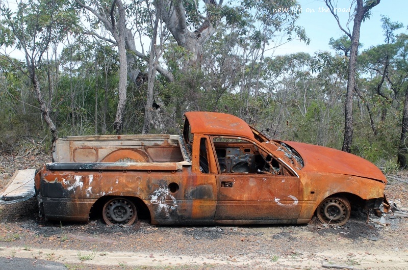 Burnt out Ute