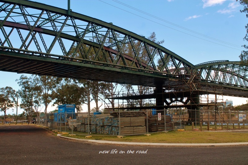 The old original bridge in Bundaberg