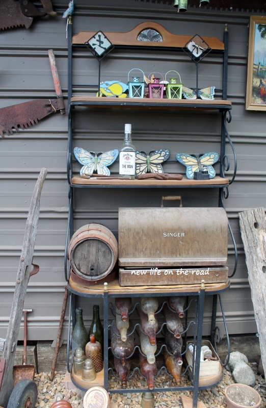 Old Sewing Machine And Butterflys