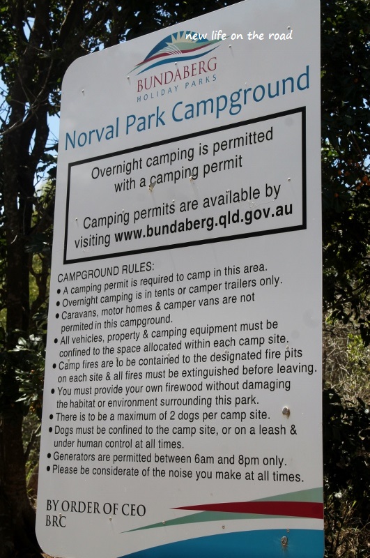 Camping ground rules