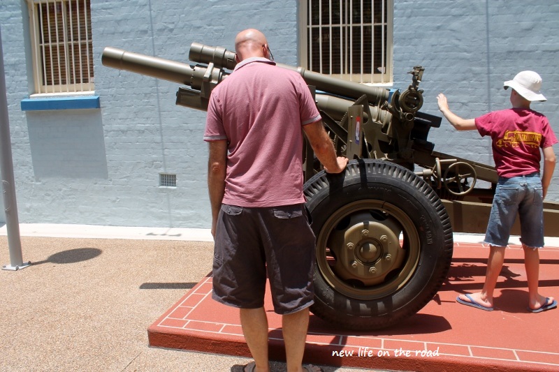 Looking at the Cannon outside