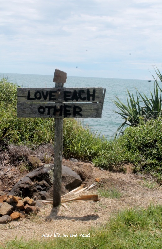 Love this sign to remind us to love each other
