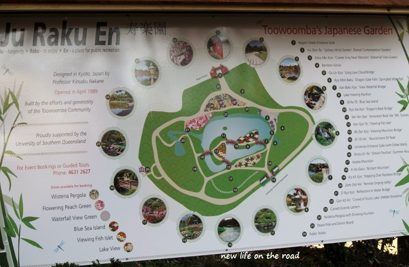Map of the Japanese Gardens