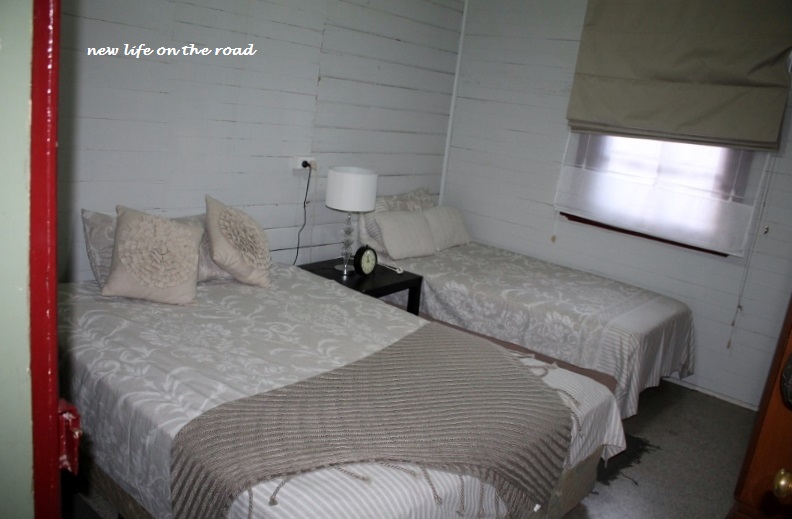 One of the bedrooms inside Moonan Cottage