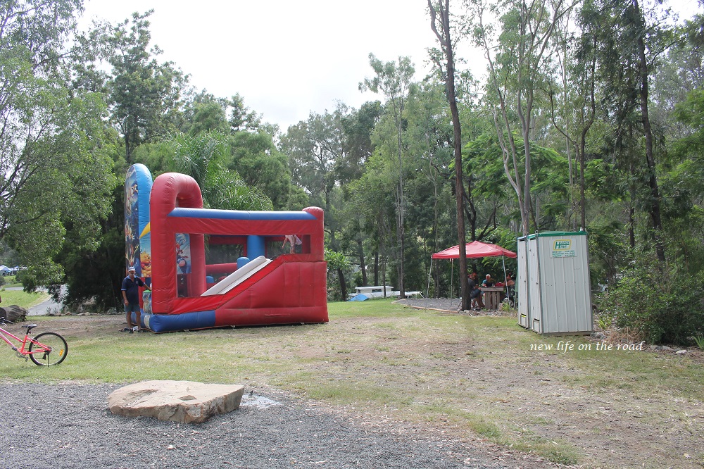 Jumping Castle at Kilkivan Camp